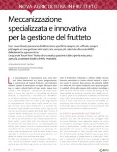 Meccanizzazione specializzata e innovativa per la gestione del frutteto